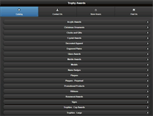Tablet Screenshot of christiantrophies.com